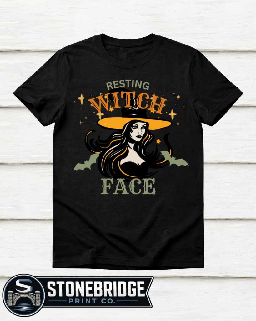 Resting Witch Face – Gildan G640 Softstyle T-Shirt