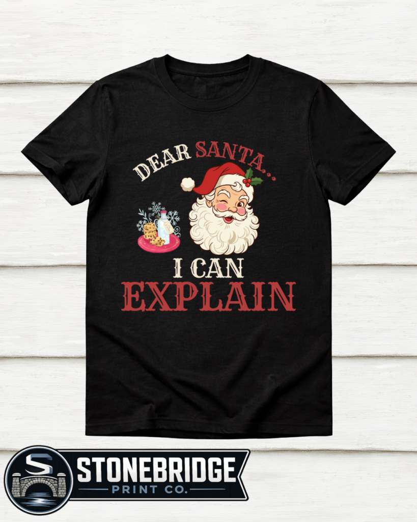 Dear Santa... I Can Explain – Gildan Softstyle G640