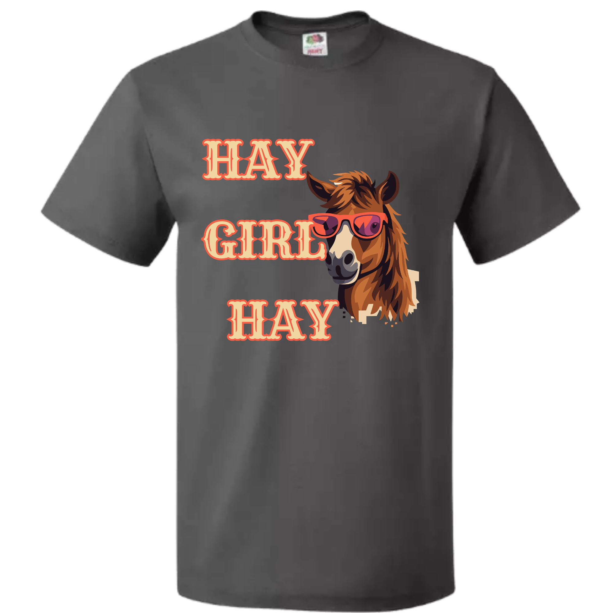 Hay Girl Hay Horse T-Shirt - Image 3