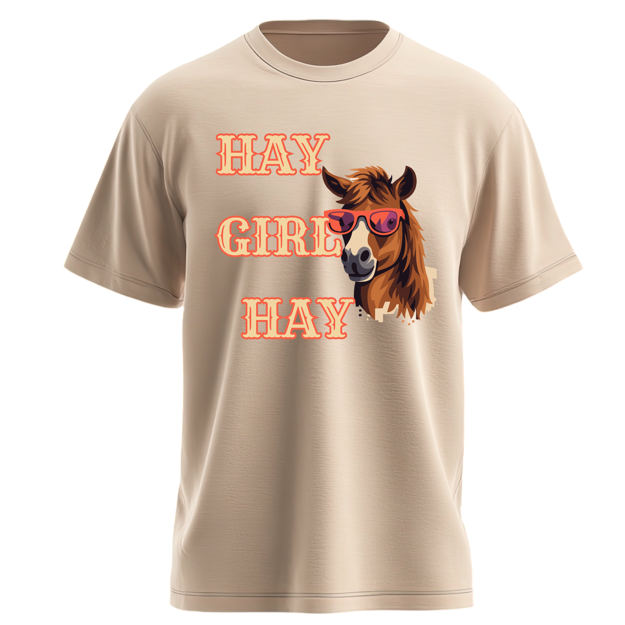 Hay Girl Hay Horse T-Shirt - Image 2