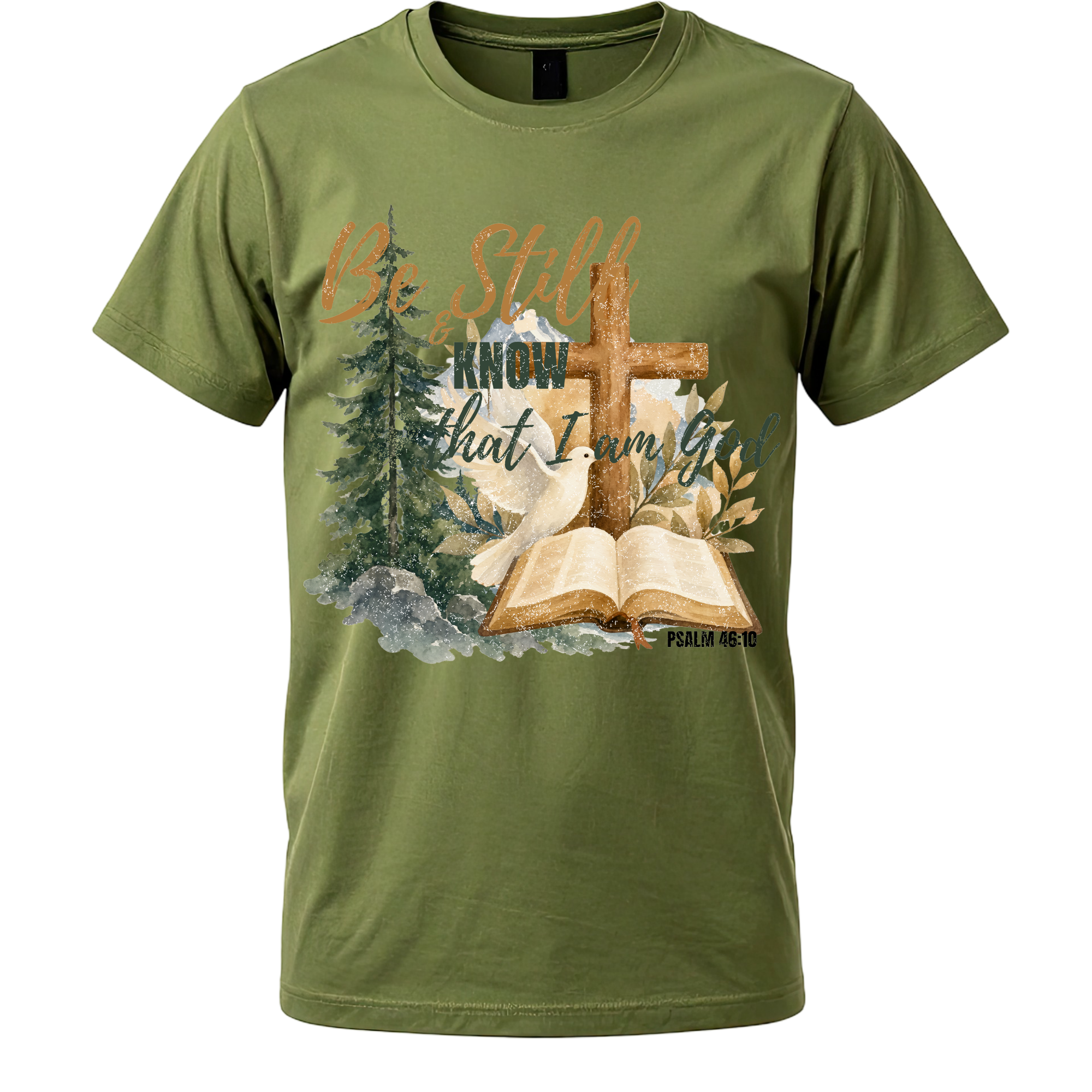 Be Still & Know Christian T-Shirt - Image 3