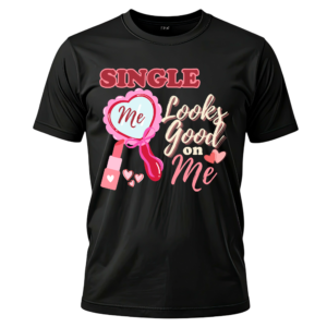 Single Looks Good on Me Valentine Shirt