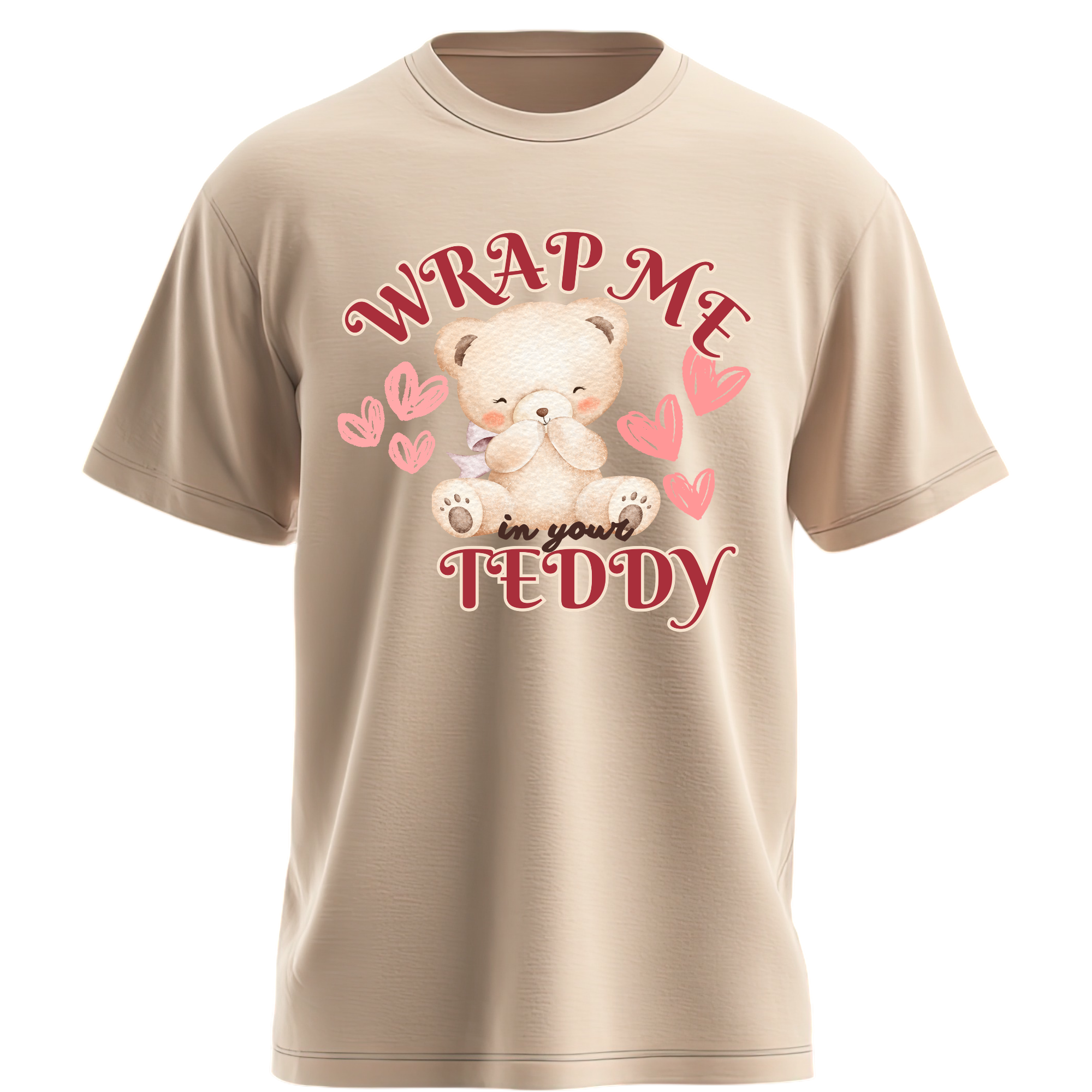 Wrap Me in Your Teddy Valentine Shirt - Image 3